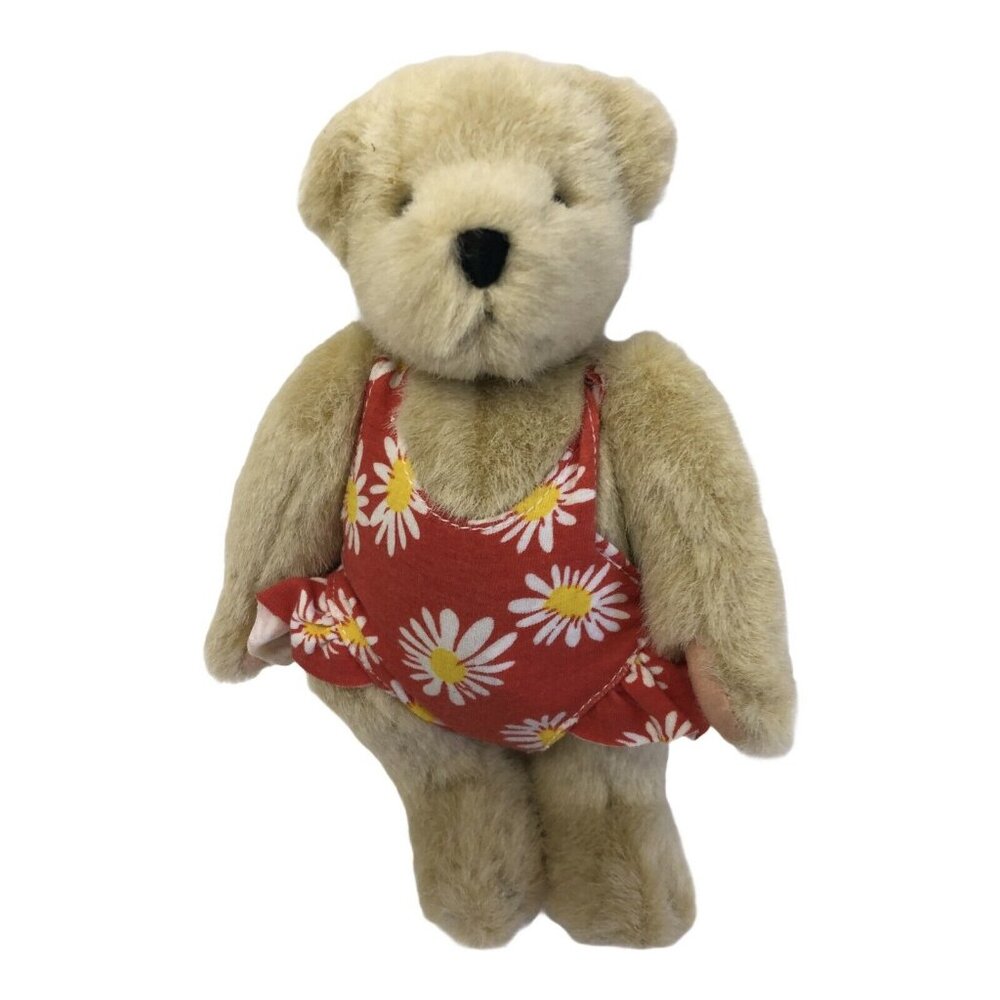 Muffy VANDERBEAR Bear‎ Plush Splash Party" Red Swimsuit Daisies Daisy 8" Inches